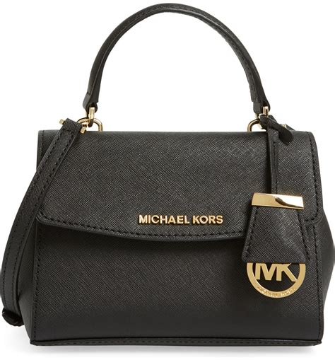 black michael kors purses|michael kors purses small black.